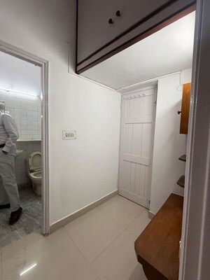 Bathroom in 1 BHK Apartment at Greater Kailash – for Rent