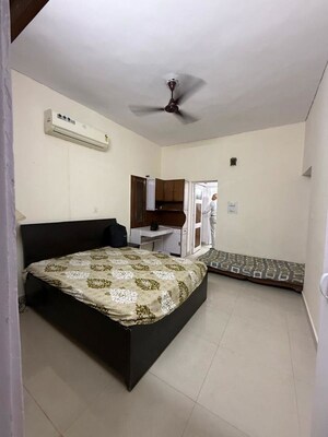 Bedroom in 1 BHK Apartment at Greater Kailash – for Rent