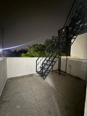 Balcony in 1 BHK Apartment at Greater Kailash – for Rent