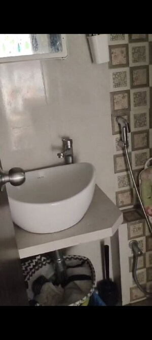 Bathroom in 2 BHK Apartment at Sandesh Nagar – for Rent