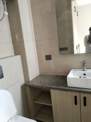 Bathroom in 2 BHK Builder Floor at Malviya Nagar – for Rent