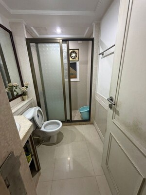 Bathroom in 4 BHK Apartment at Hiranandani Estate Evelina, Ghodbunder Road – for Rent
