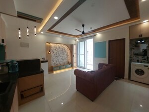 Living Room in 1.5 BHK Apartment at Paradise At Brigade Cornerstone Utopia, Varthur – for Rent