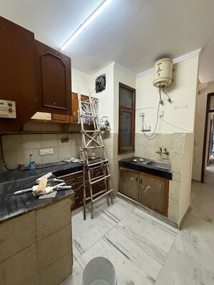 Kitchen in 1 BHK Builder Floor at Kalkaji – for Rent