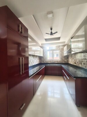 Kitchen in 3 BHK Builder Floor at Medi City – for Rent