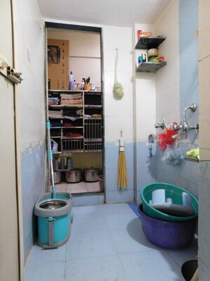 Bathroom in 2 BHK Apartment at Gaurav City II, Mira Road – for Rent