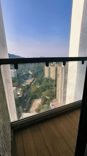 Balcony in 2 BHK Apartment at Damji Shamji Mahavir Spring Tulip Phase 1, Pokhran Road No Two – for Rent