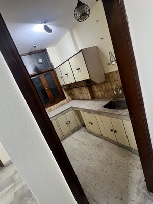 Kitchen in 2 BHK Builder Floor at Panchsheel Park – for Rent