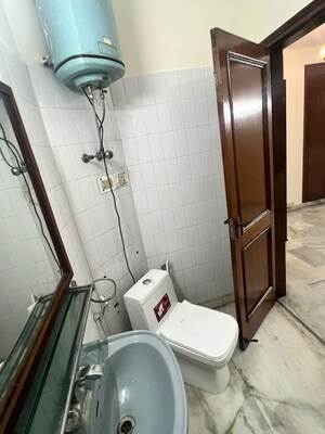 Bathroom in 2 BHK Builder Floor at Panchsheel Park – for Rent