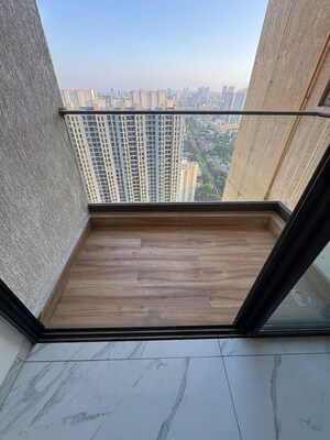 Balcony in 2 BHK Apartment at Raymond Realty Phase II, Pokhran Road No Two – for Sale