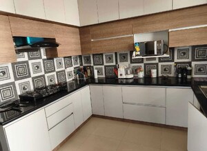 Kitchen in 3 BHK Apartment at Sandeep Square, Panathur – for Rent