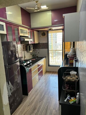 Kitchen in 3 BHK Apartment at Evershine Woods, Mira Road – for Rent