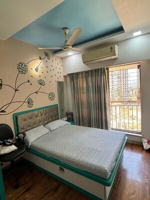 Bedroom in 3 BHK Apartment at Evershine Woods, Mira Road – for Rent