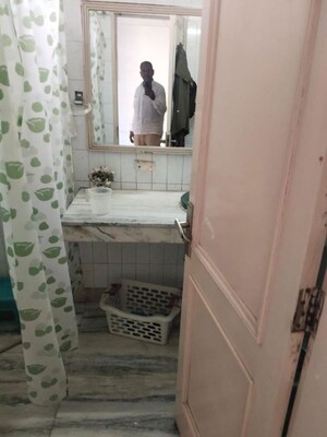 Bathroom in 3 BHK Builder Floor at Greater Kailash ii – for Rent