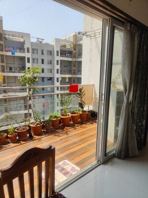 Balcony in 2 BHK Apartment at Sainath Palmarius, Baner – for Rent