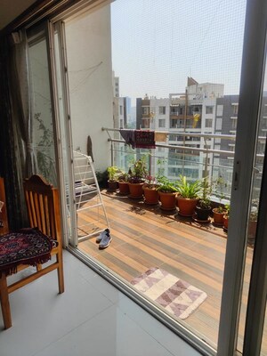 Balcony in 2 BHK Apartment at Sainath Palmarius, Baner – for Rent