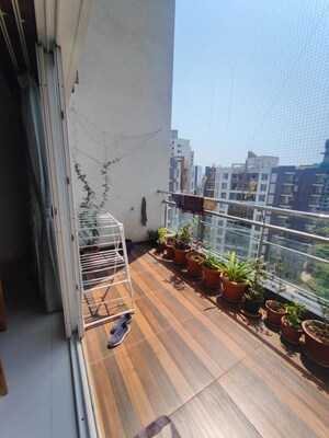 Balcony in 2 BHK Apartment at Sainath Palmarius, Baner – for Rent