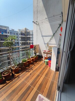 Balcony in 2 BHK Apartment at Sainath Palmarius, Baner – for Rent