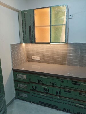 Kitchen in 3 BHK Apartment at Apollo Square, Lulla Nagar – for Rent