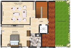 4 BHK Villa – Exterior View View at Madhapur - for Sale