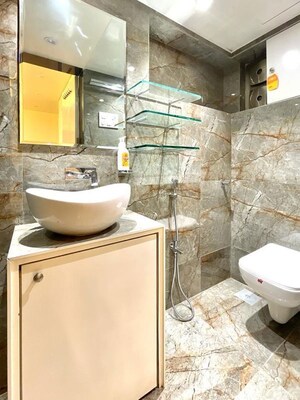 Bathroom in 2 BHK Apartment at Acme Juhu Nandadeep, Juhu – for Rent