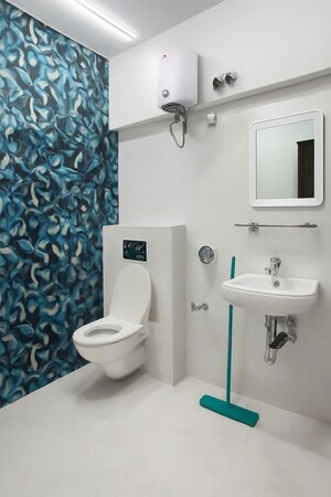 Bathroom in 2 BHK Apartment at Bharat Juhu Vistas, Juhu – for Rent