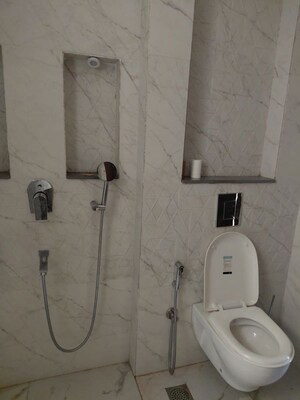 Bathroom in 2 BHK Builder Floor at Indira Colony 2 – for Rent