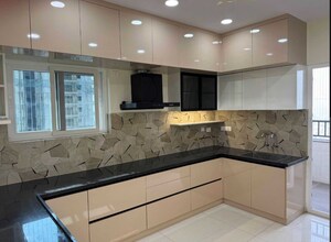 Kitchen in 3 BHK Apartment at Rajapushpa Provincia, Narsingi – for Rent