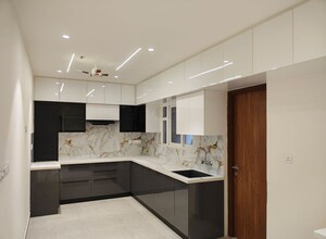 Kitchen in 3 BHK Apartment at Prestige Beverly Hills, Kokapet – for Rent