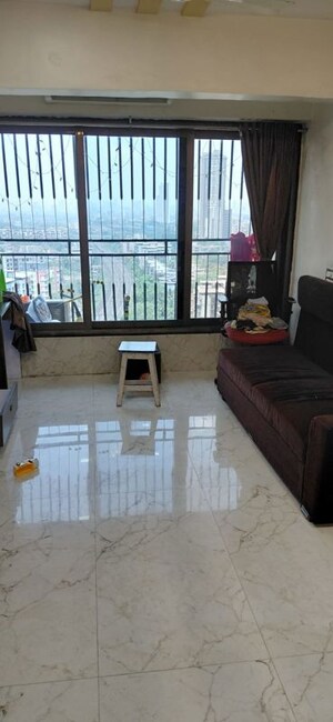 Living Room in 2 BHK Apartment at Natu 9 Riviera Hills, Kalwa – for Sale