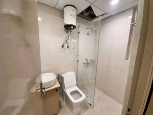 Bathroom in 1 BHK Apartment at Chattarpur – for Rent