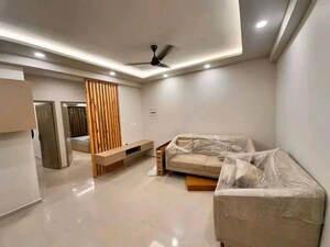 Living Room in 1 BHK Apartment at Chattarpur – for Rent