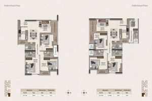 Floor Plan in 2 BHK Apartment at Kanan Vihar – for Sale