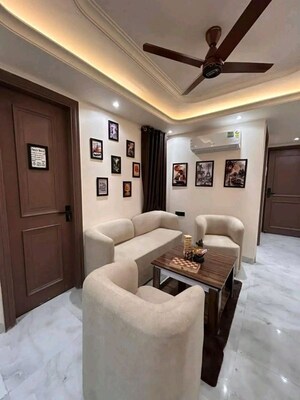 Living Room in 2 BHK Apartment at Chattarpur – for Rent