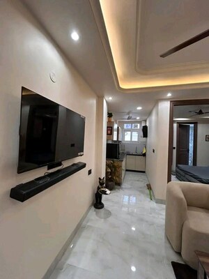 Living Room in 2 BHK Apartment at Chattarpur – for Rent