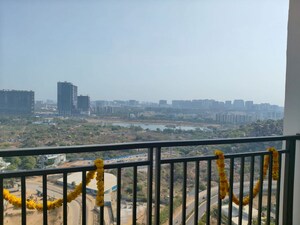 Balcony in 3 BHK Apartment at Aparna Zenon, Puppalaguda – for Rent