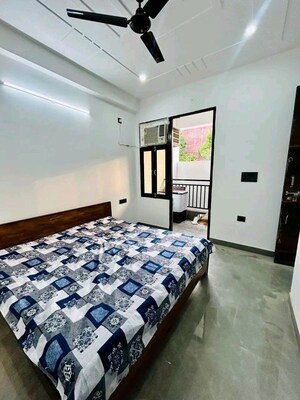 Bedroom in 1 BHK Builder Floor at Chattarpur – for Rent