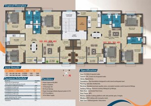 Floor Plan in 3 BHK Apartment at Raghunathpur – for Sale