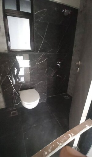 Bathroom in 1 BHK Apartment at Ajmera Boulevard, Malad West – for Rent