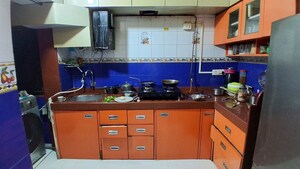 Kitchen in 2 BHK Apartment at Palm Springs CHS Airoli, Airoli Sector 7 – for Rent