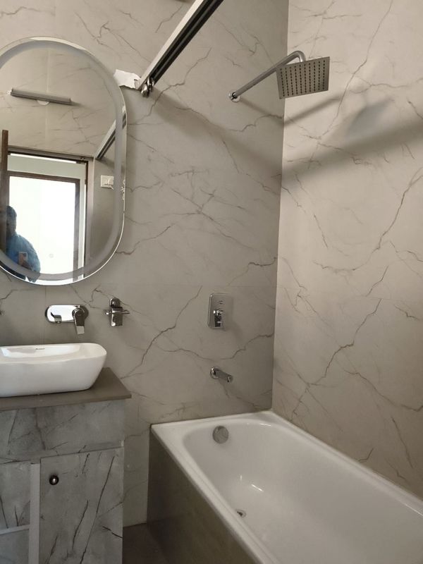 Bathroom in 4 BHK Independent House at Vasant Vihar – for Rent