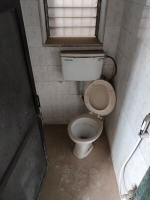 Bathroom in 2 BHK Apartment at Vijay Nagari Annex, Waghbil – for Rent