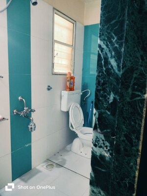 Bathroom in 2 BHK Apartment at Solitaire Apartment, Dhanori – for Rent