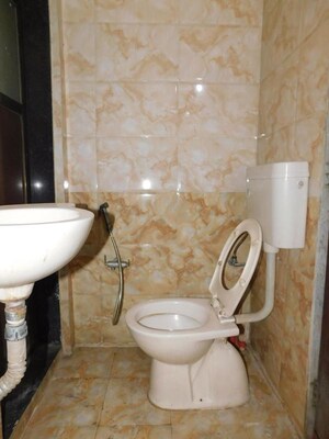 Bathroom in 2 BHK Apartment at Devdarshan Complex, Kharghar Sector 19 – for Rent