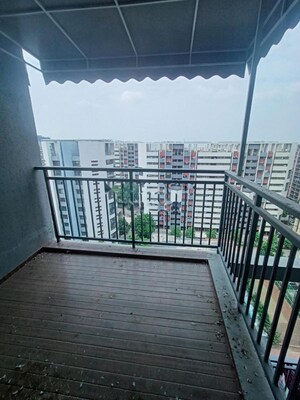 Balcony in 2 BHK Apartment at Kumar Urban Kul Ecoloch, Mahalunge – for Rent