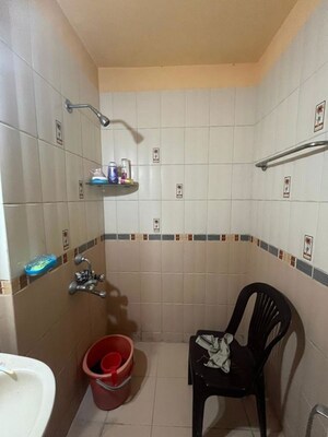 Bathroom in 1 BHK Apartment at Golf Residency Yerawada, Yerawada – for Rent