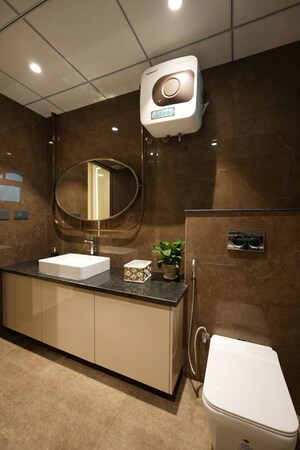 Bathroom in 3 BHK Builder Floor at Sector 16 – for Rent