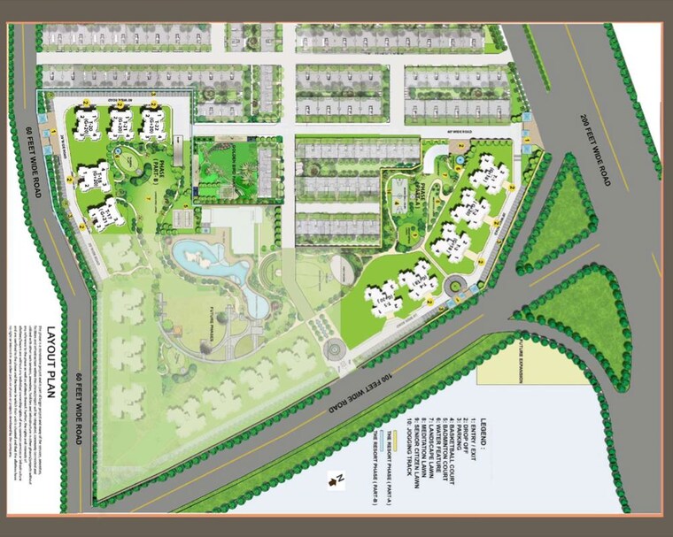 Master Plan, omaxe-the-resort 4 Bedroom 4180 Sq.Ft. Apartment In South Mullanpur Chandigarh 10389057