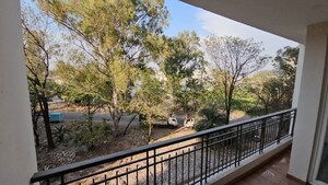 Balcony in 3 BHK Apartment at Riverdale Hazelwood Residences, High Ground – for Rent