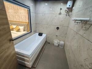 Bathroom in 3 BHK Apartment at K Raheja Vivarea, Mahalaxmi – for Rent